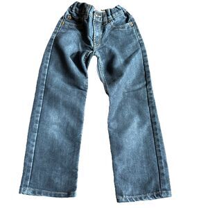 Levi’s Boys Jeans 514 Straight Size 6 (5-6 Years) Adjustable Waist 5 Pocket EUC